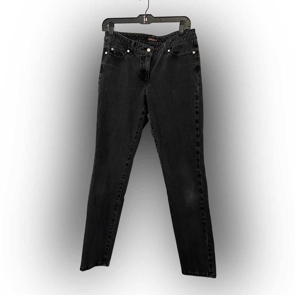 J.McLaughlin Classic Black Jeans Size 8 Normcore minimalist